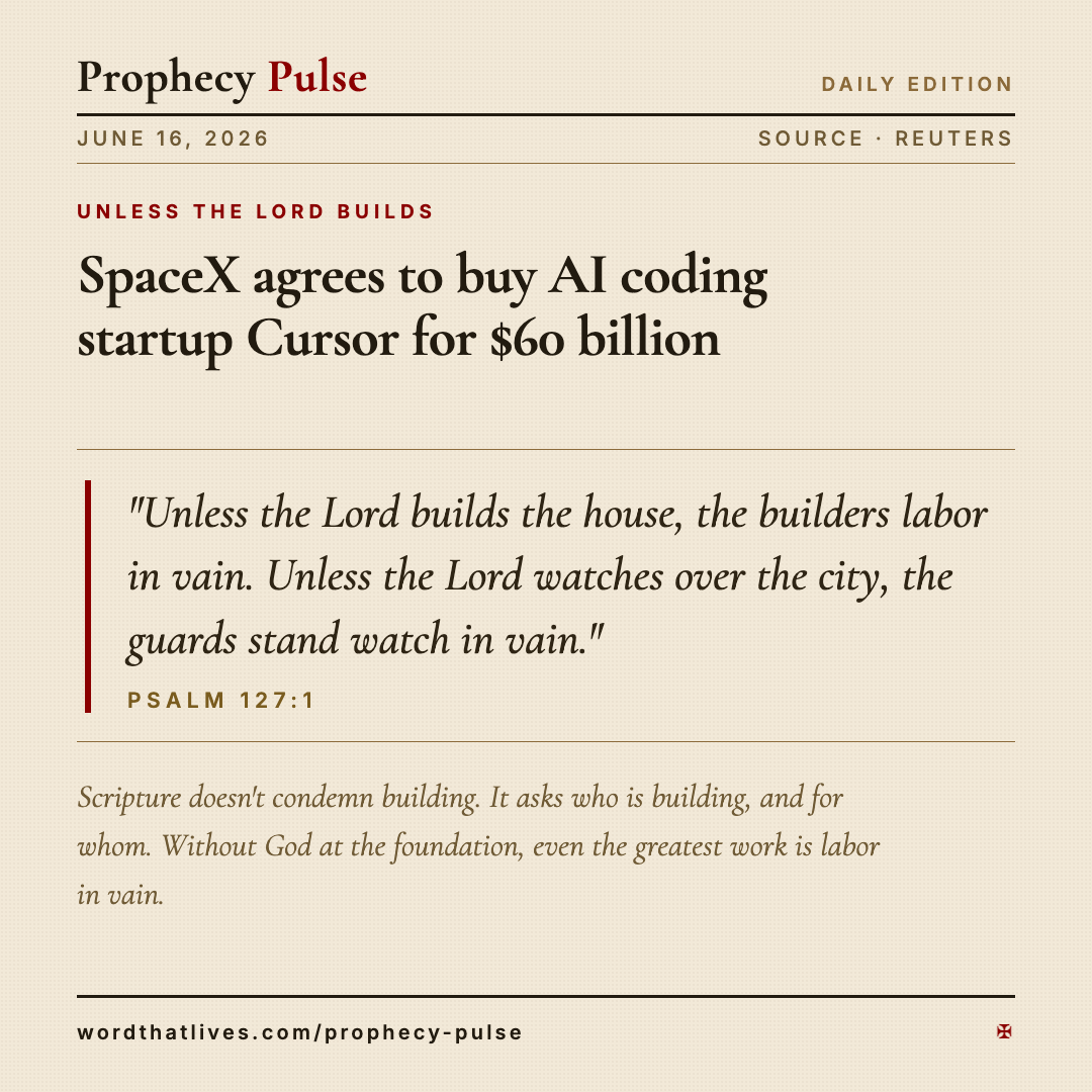 Unless the Lord Builds — June 16, 2026